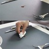 ME.FAN Silicone Placemats [17.7''x12.6''] Heat-Resistant Thicken Non-Slip Tablemats Non-Skid Table