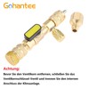 gohantee R410A Valve Core Remover with Dual Size SAE 1/4