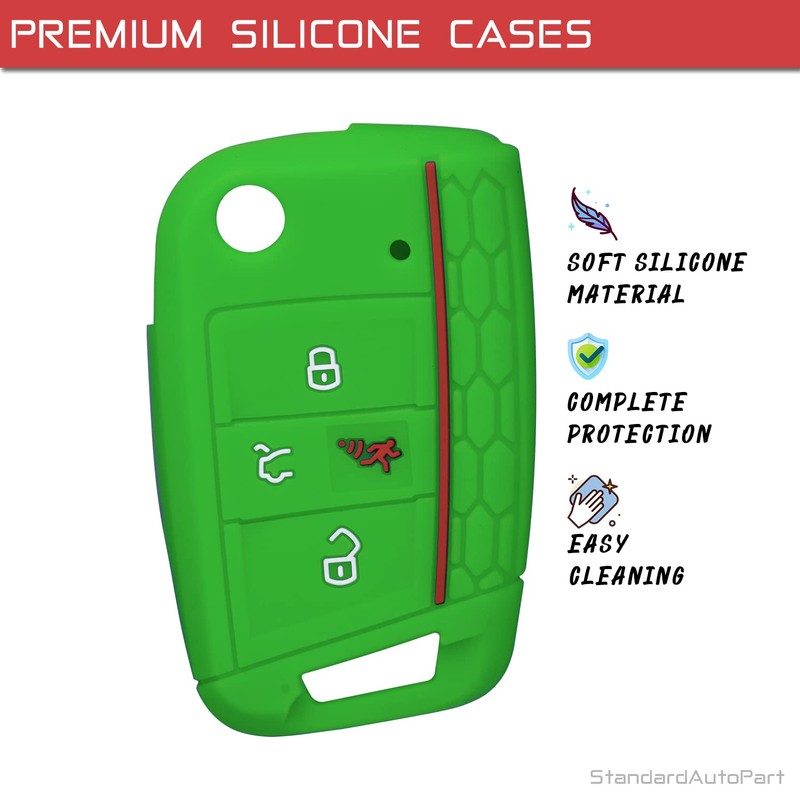 StandardAutoPart Funda de silicona para llave inteligente de proximidad de