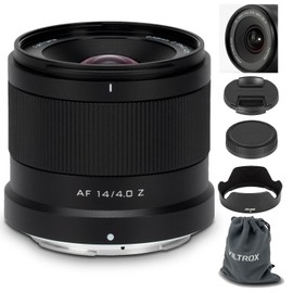 VILTROX 14mm F4.0 Z-Mount Lens for Nikon, Full Frame Auto Focus Ultra-Wide Angle Prime Lens for Nikon Z-Mount Cameras ZFC Z5II Z50II Z30 Z5 Z6II Z7II Z6III Z7 Z8 Z9 ZF Z6 Z50