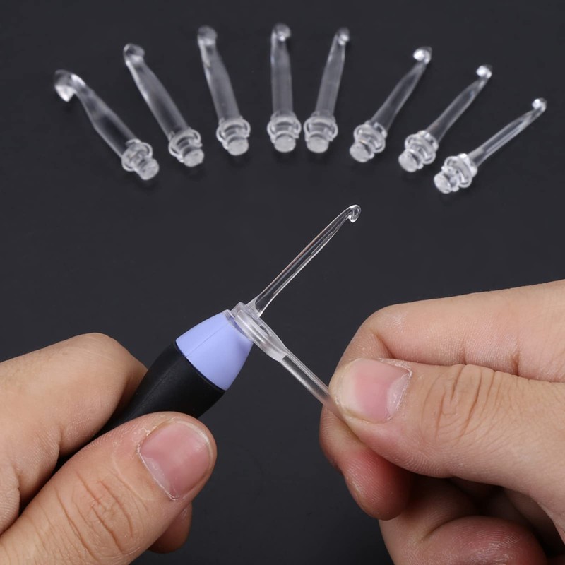 LED Crochet Hook Crochet Hook, Crochet Needle, Light Up Crochet