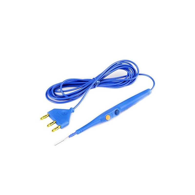 Blue Diathermy Electro ESU Disposable Electrosurgical Pencil Safe Pencil
