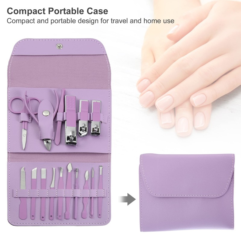 VOCOSTE Manicure Set Professional Nail Clippers Pedicure Kit for Hand