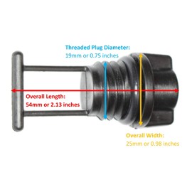 Drain Plug Replacement for Polaris OEM# 1060125 Virage SLX Genesis SLH Pro Freedom MSX SL SLTH