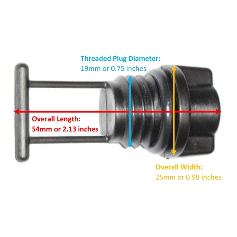 Drain Plug Replacement for Polaris OEM# 1060125 Virage SLX Genesis