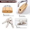Padlocks with Keys, 38mm Small Padlock with Key Heavy Duty