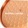 Operitacx 1 Piece Copper Shower Nozzle Shower Sprinkler for Bathroom