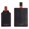 Ted Baker Travel Set, Faux Leather, Black, One Size