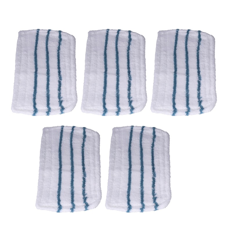 5PCS Washable Fiber Mopping Pads Replacement Steam Mop Accessory Fit