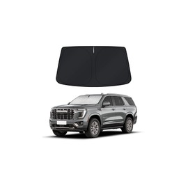 Car Sun Shade for 2021-2025 GMC Yukon XL Accessories Windshield Sunshade Cover Front Window Shade Custom Fit Yukon XL Sun Visor Protector Foldable Blocks UV Rays