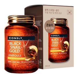 CONSLY_Black Snail Mucus- Serum, Anti-Wrinkle, Nourishing Essence, Toner, and Serum for Face, Neck, and Décolleté, Hydrating and Revitalizing, 250ml