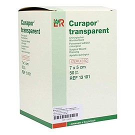CURAPOR Sterile Transparent Wound Dressing 5 x 7 cm Pack of 50