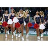 cssopenss 6 Pcs Pom Poms Cheerleading Metal Foil red Pom