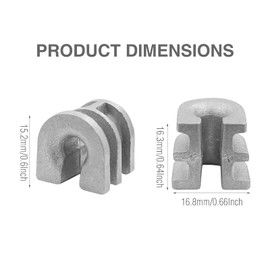 10 Pcs Trimmer Head Eyelet Sleeves, Replacement Weed Eater Head Parts for STHIL FS90R FS44 FS55 FS80 FS88 FS90 FS106 FS108 FS130 FS56 FS60 FS61 FS62 FS65 FS70 FS74 FS76 FS81 FS83 FS85 FS86 FS91 FS110