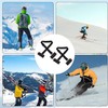 WEZCHUGHAOL 2 Pack Ski & Pole Carrier Straps - Adjustable