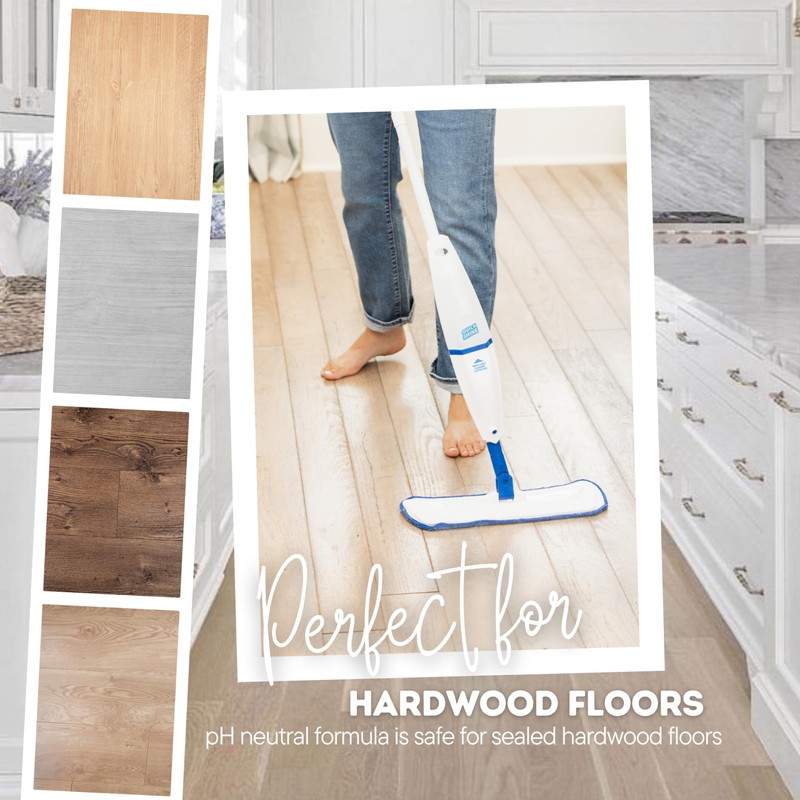 Quick Shine Hardwood Floor Cleaner 64oz, 4Pk| Use in Spray