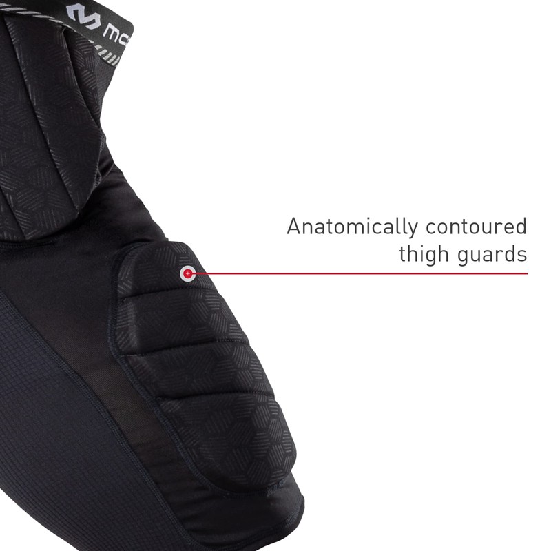 McDavid MD7414-00001-AXL Rival Integrated 5-Pad Girdle Black AXL