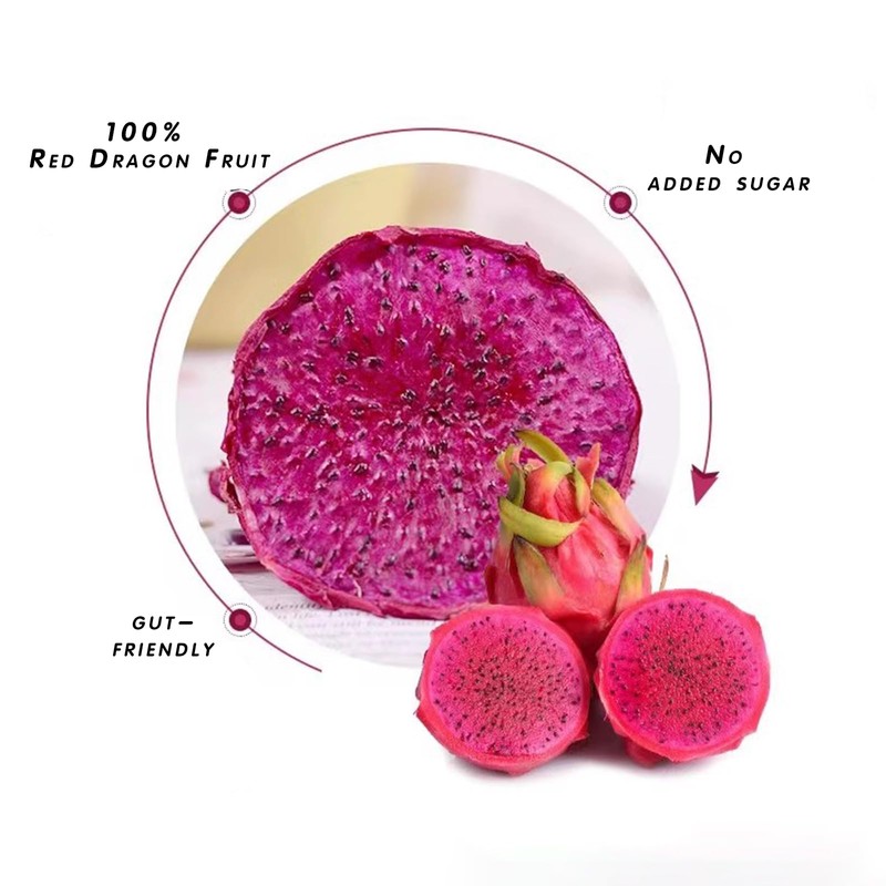Dried Dragon Fruit Chips, for Drinks, Refreshers,Food Baking, 100% unsweetened
