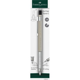 Faber-Castell TK-Fine Vario L 135940 Mechanical Pencil 1.0 mm Champagne Gold with Soft/Hard Mechanism