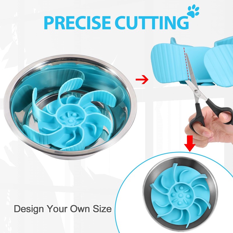 Yonphy Slow Feeder Dog Bowl Insert, Slow Feeder Insert with