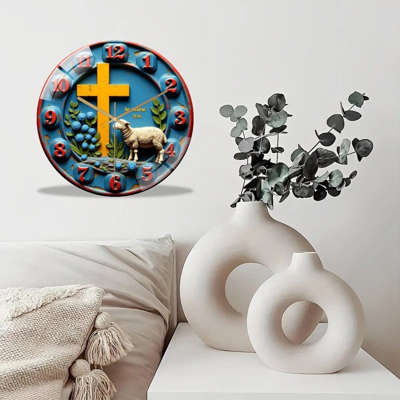 12 Inch Round Wall Clock A Harmonious Blend of Reliable