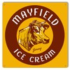 Mayfield Ice Cream Reproduction Metal Sign 12×12