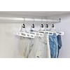 Quality Hangers 10 Pack Premium Skirt Hangers - Thin Space