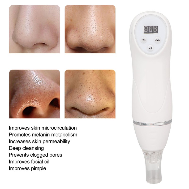 Vacuum Microdermabrasion Machine 3 Gear Deep Cleaning 8 Suction Heads