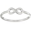 Glanzstücke München Women's Infinity Ring Sterling Silver Infinity Sign Ring