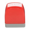 PATIKIL Paid in Full Notice Stamp Self Inking, Red Ink