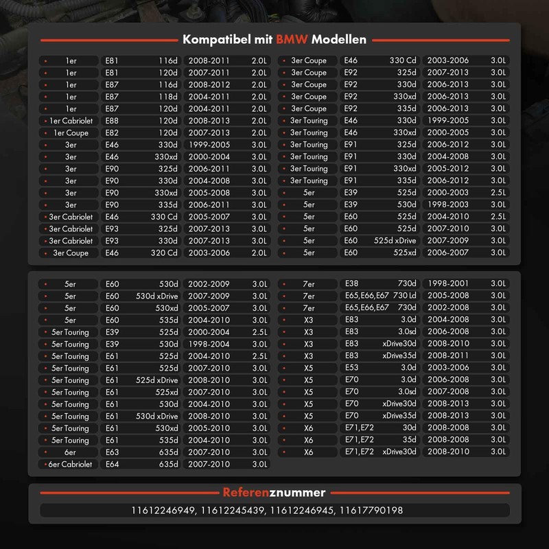 Intake Bridge Twist Flaps Seal Set 4 x 22 mm