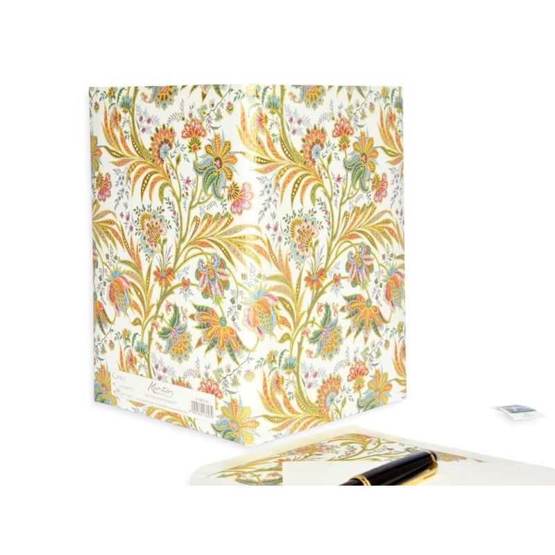 Letter Paper Set, Letter Card Folder from Italy, Beautiful Greeting