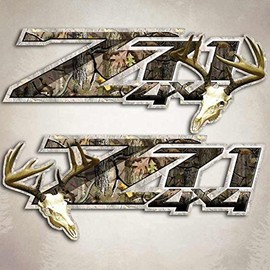 Aftershock Camouflage Deer Hunting Sticker 4x4 Truck Decal Silverado