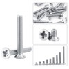 M3 Flat Head Countersunk Screw Fixing Full Thread Stainless Steel