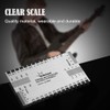 Alnicov Stainless Steel String Action Ruler Guitar Setup Gauge Luthier