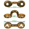 Paracord Planet 1 1/16 Inch Brass Footman Loop – 3/8