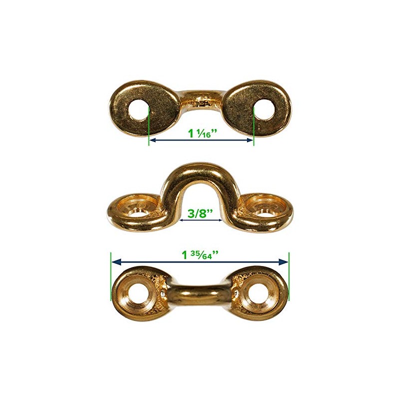 Paracord Planet 1 1/16 Inch Brass Footman Loop – 3/8