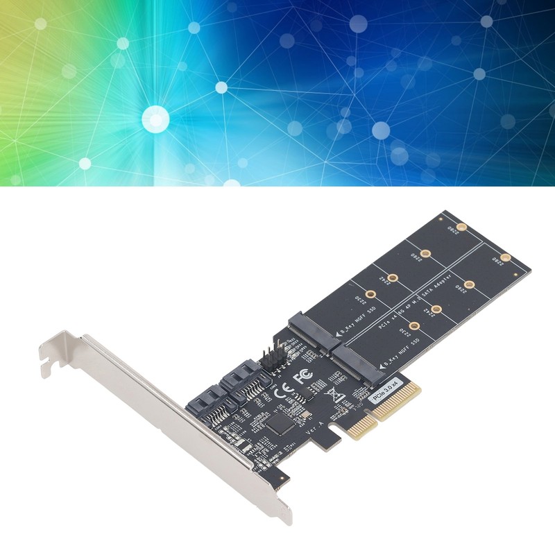 PCIE 3.0 to SATA 3 M.2 Adapter Card High Speed