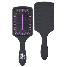 Wet Brush, Refresh and Extend Paddle Detangler For All Hair Types, Removes Dirt Excess Oils and Impurities Charcoal Infused Bristles, Black