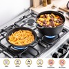 Velaze Cast Iron Dutch Oven Pot with Skillet Lid, 2-in-1
