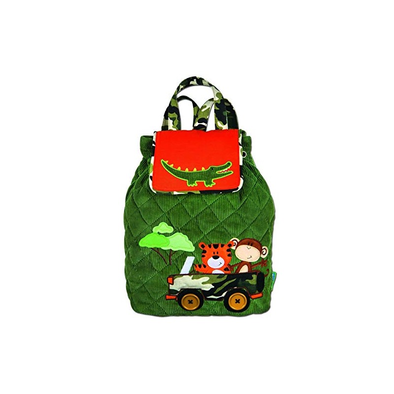 Stephen Joseph Little Girls Signature Backpack, Zoo, One size