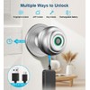 Fingerprint Door Lock, Smart Fingerprint Door Knob with Lock, Biometric