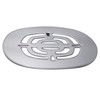 Westbrass Brass Snap-In Shower Strainer Grid, Polished Chrome, D316-26