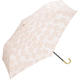 Wpc. 4750-018-002 Rain Umbrella, Flower Lace, Mini, Pink, Folding Umbrella, 19.7 inches (50 cm), Women's, For Rain or Shine, Floral, Natural, Retro, Fashionable, Cute