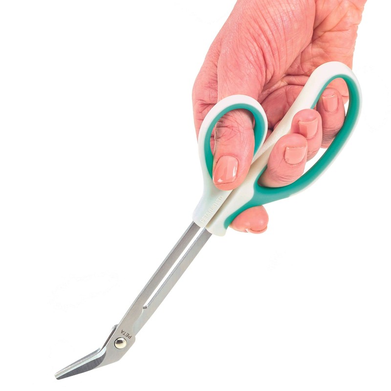PETA Easi-Grip Long Reach Toe Nail Cutter, Ergonomic Soft-Feel Long
