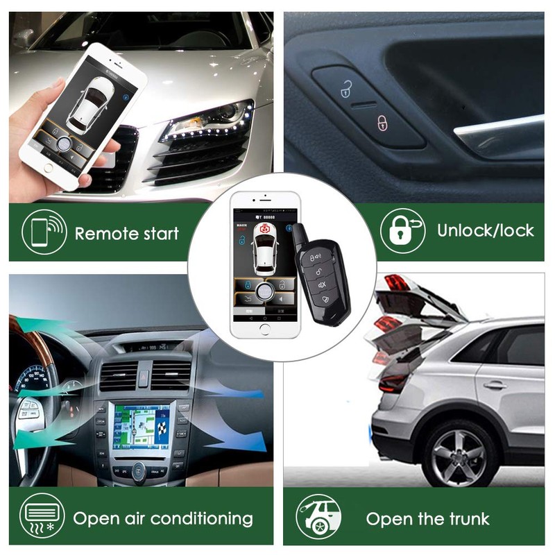 Universal Remote Starter Kits for Car PKE Passive Keyless Entry