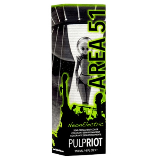Pulp Riot Semi-Permanent Neon Hair Color 4oz- Area 51