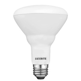 LUXRITE BR30 LED Light Bulb, 8.5W (65W Equivalent), 3000K Soft White, 650 Lumens, Energy Star, Dimmable, Damp Rated, LED Flood Light Bulb, UL Listed, E26 Medium Base