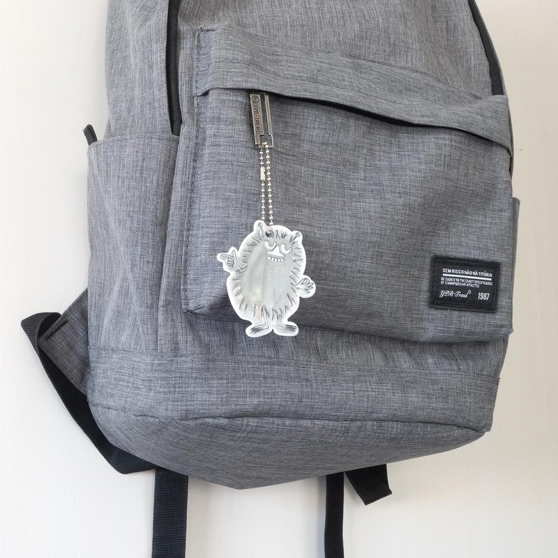 Glimmis Grimmis Moomin Print Stinky Scandinavian Reflector Keychain Retroreflective Material