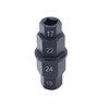 Motorcycle Spindle Tool Silver Hex Front Rear Wheel Tool 17mm